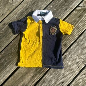 Vintage Polo Ralph Lauren Boys Toddler Polo Club Shirt Pony 12 Month Colorblock
